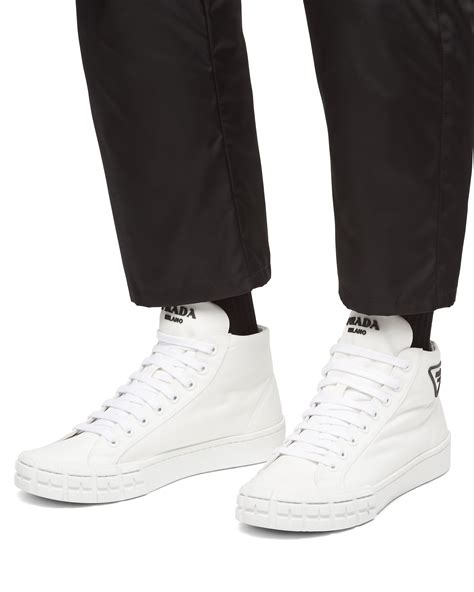 prada wheel high-top sneakers